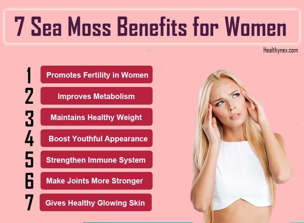 benefits of sea moss for women Sea Moss Benefits for Women